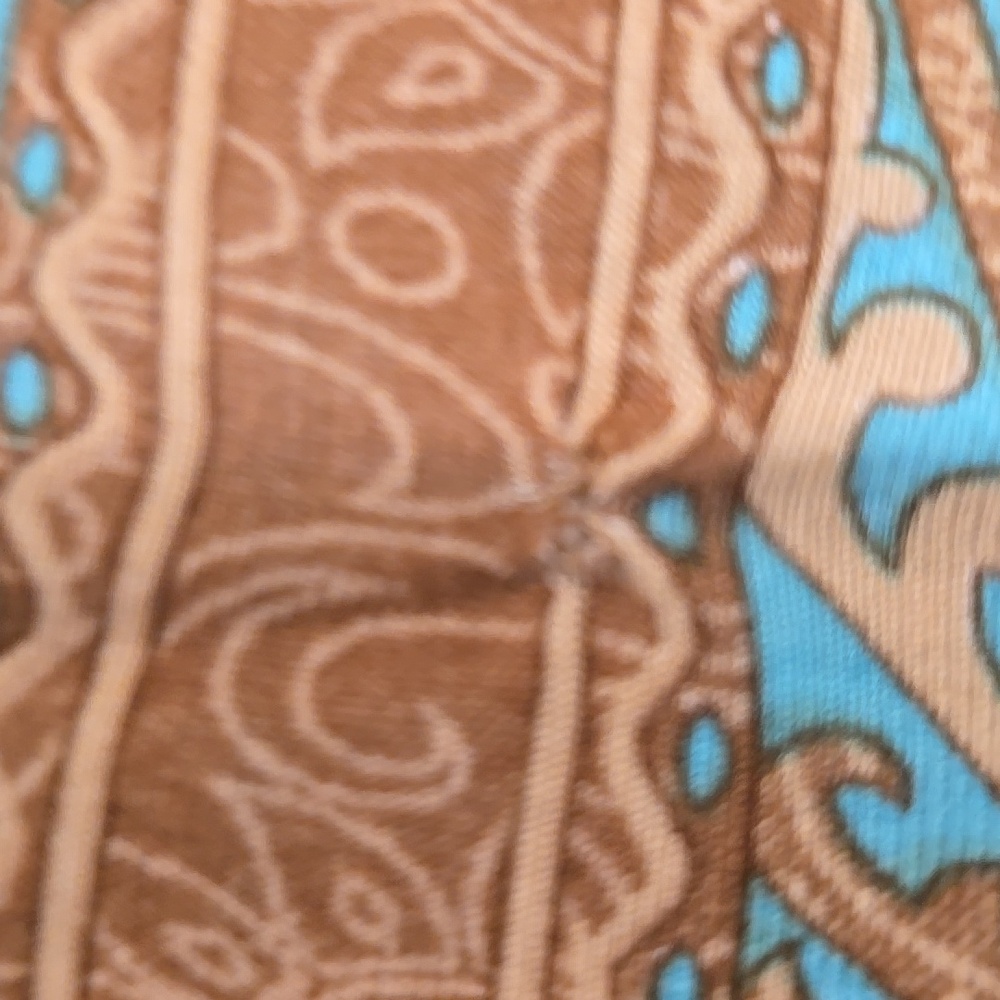 Beautiful Bohemian Blue and Brown Maxi Dress Read - Picture 6 of 10
